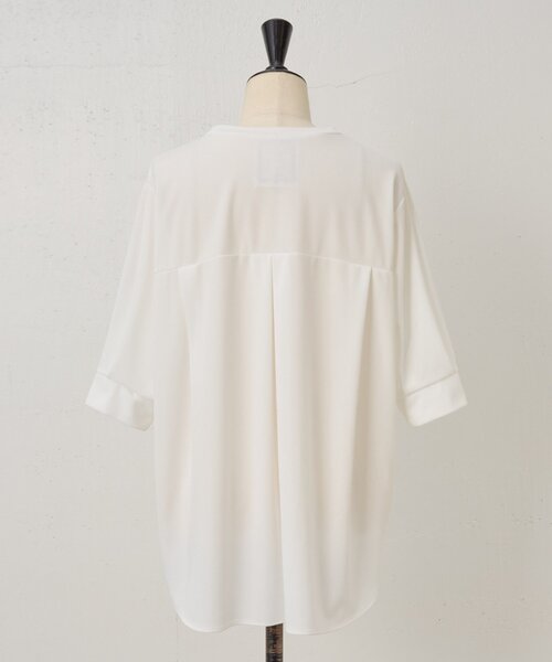 BEARDSLEY 半袖 ビアズリー BEARDSLEY 半袖Tブラウス （white） -ファッション