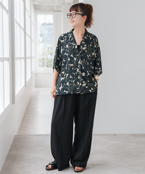 Spick & Span DEVEAUXハーフスリーブシャツ DEVEAUXハーフスリーブシャツ（シャツ／ブラウス）｜Spick and