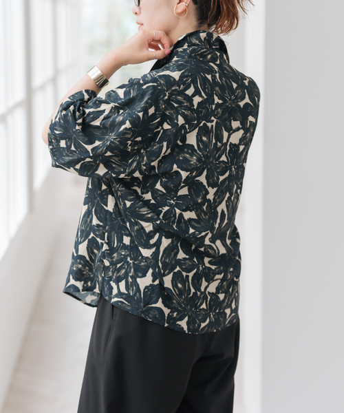Spick & Span DEVEAUXハーフスリーブシャツ DEVEAUXハーフスリーブシャツ（シャツ／ブラウス）｜Spick and
