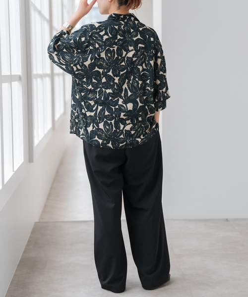 Spick & Span DEVEAUXハーフスリーブシャツ DEVEAUXハーフスリーブシャツ（シャツ／ブラウス）｜Spick and