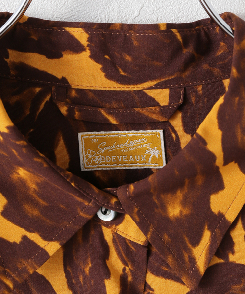 Spick＆Span ブラウス シャツ DEVEAUXハーフスリーブシャツ