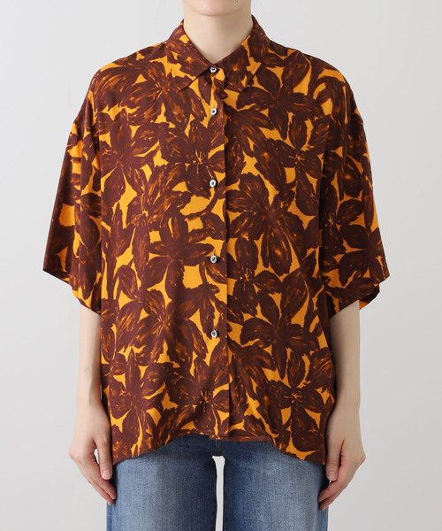 Spick & Span DEVEAUXハーフスリーブシャツ DEVEAUXハーフスリーブシャツ（シャツ／ブラウス）｜Spick and