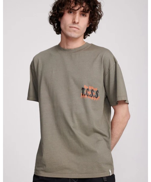 「TCSS」 「critical slide」半袖Tシャツ SMALL ホワイト メンズ