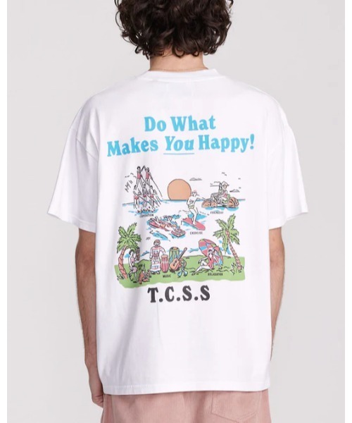 「TCSS」 「critical slide」半袖Tシャツ SMALL ホワイト メンズ