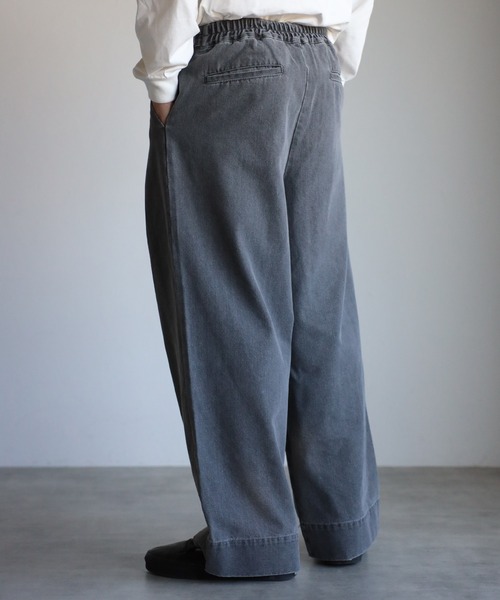 「CREARE -LINO-」 加工デニムパンツ M ライトブルー メンズ