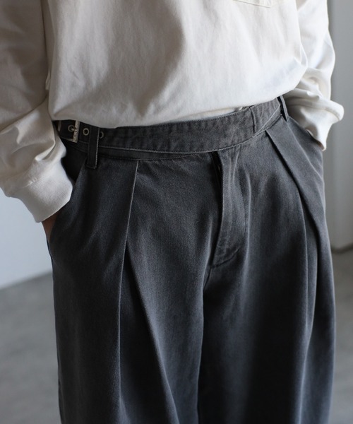 「CREARE -LINO-」 加工デニムパンツ M ライトブルー メンズ