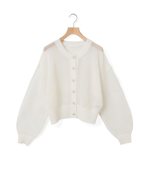 MARMARMAR メッシュカーディガン（新品タグ付き） MARMARMAR メッシュカーディガン（新品タグ付き）の通販 by マロン's