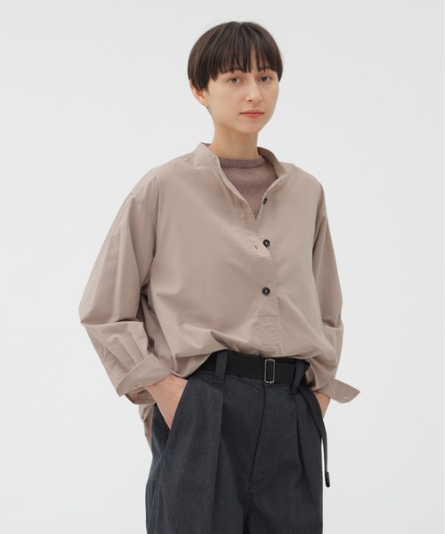 ブラウス シャツ FLUID COTTON POPLIN レディース