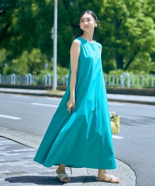 slattgir（スラットジール） ノースリーブワンピース LL ブラック