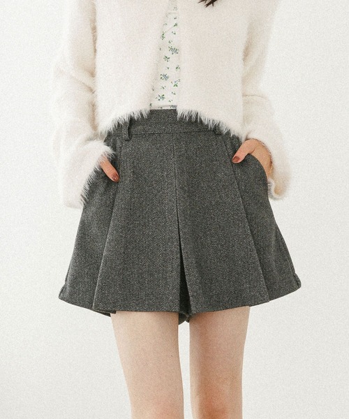 Heather（ヘザー） パンツ アソートプリーツショートパンツ 596500