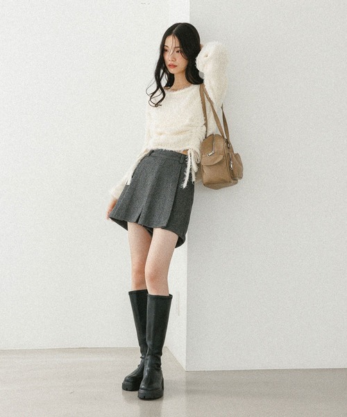 Heather（ヘザー） パンツ アソートプリーツショートパンツ 596500