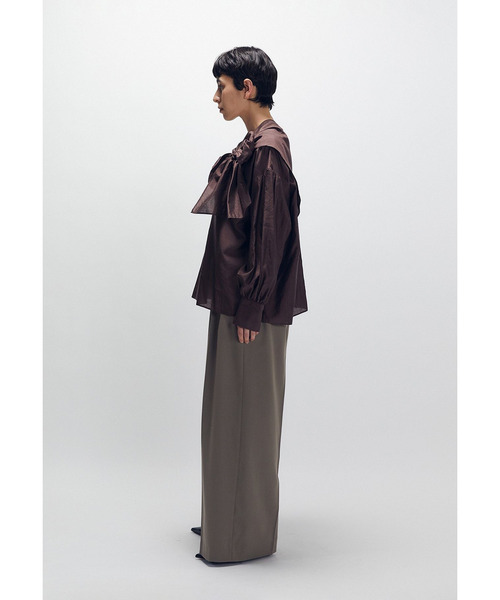 1er Arrondissement ブラウス シャツ シルクボウタイブラウス 