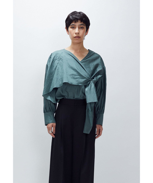 1er Arrondissement ブラウス シャツ シルクボウタイブラウス 