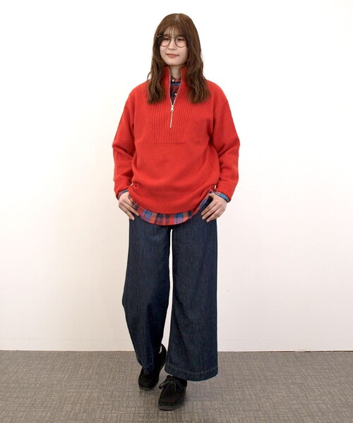 J.PRESS YORK STREET シャツ 「UNISEX」フランネルボタンダウン シャツ