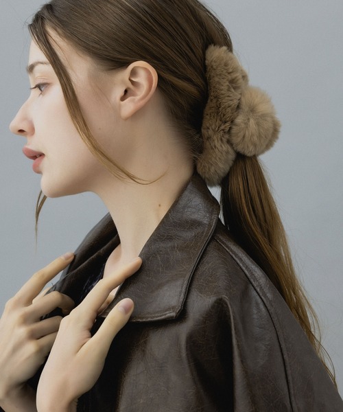 LA MUe ヘアクリップ 「LA MUe」ファーバンスクリップ : ZOZOTOWN