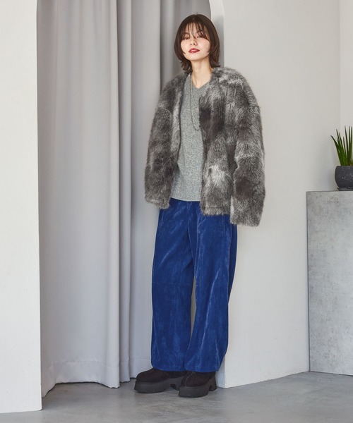 niko and... Gジャン & パンツ　２点セット　【バラ売り可】 niko and…（ニコアンド） パンツ 2WAYゆるっとベルトパンツ レディース