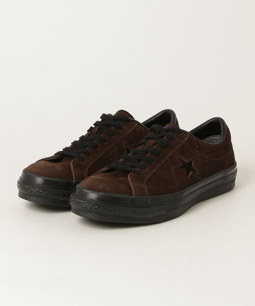 一*性様 新品コンバースワンスターJスエード茶黒27.0cmメイドインジャパン CONVERSE（コンバース） スニーカー ONE STAR J SUEDE ワンスター J