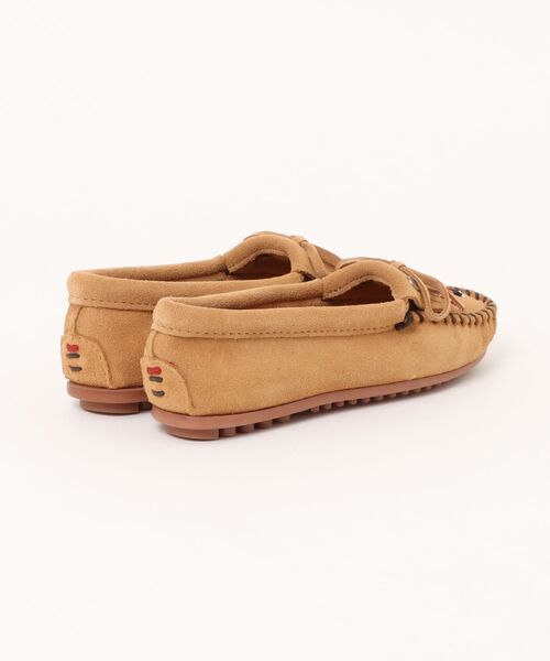 デッキシューズ モカシン MINNETONKA ミネトンカ / ビーズ刺繍 スエードモカシン THUNDERBIRD ANIMIKI サンダーバード