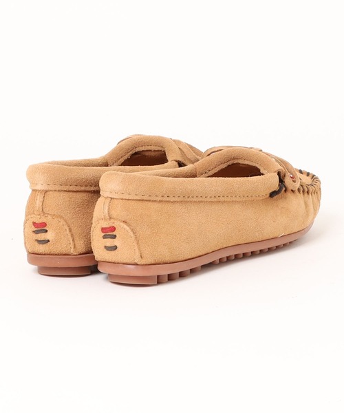 デッキシューズ モカシン MINNETONKA ミネトンカ / ビーズ刺繍 スエードモカシン THUNDERBIRD ANIMIKI サンダーバード