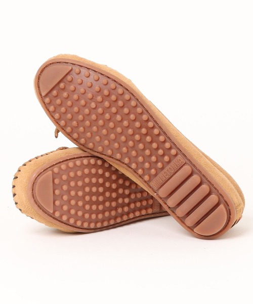 デッキシューズ モカシン MINNETONKA ミネトンカ / ビーズ刺繍 スエードモカシン THUNDERBIRD ANIMIKI サンダーバード