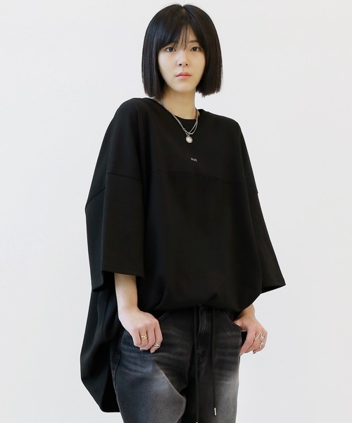 「minsobi」 半袖Tシャツ FREE ブラック メンズ_画像9