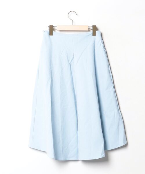 「M-PREMIER」 フレアスカート 36 ブルー レディース_画像2