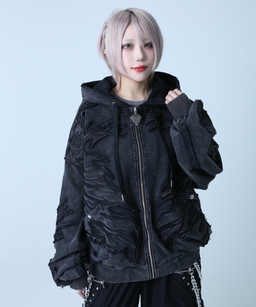 GHOST GOLF GANG 黒 Lサイズ パーカー DEVIL CONTROL HOODIE (BLACK) | GHOST GOLF GANG