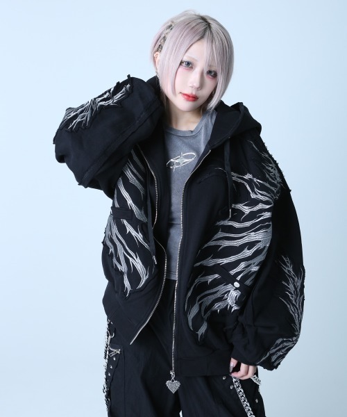 BACKSTAGE PASS（バックステージパス） パーカー CRIMSON GHOST HOODIE