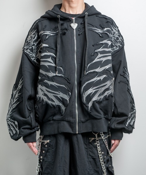 BACKSTAGE PASS（バックステージパス） パーカー CRIMSON GHOST HOODIE