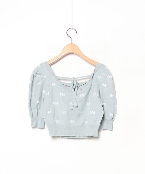 「EATME」 半袖ニット FREE グリーン レディース_画像2