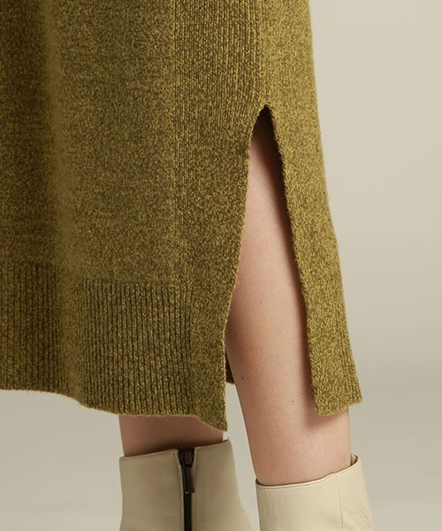 「Droite lautreamont」 ニットワンピース M ブラック系その他 レディース_画像3