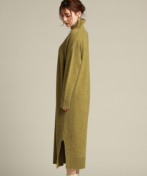 「Droite lautreamont」 ニットワンピース M ブラック系その他 レディース_画像5