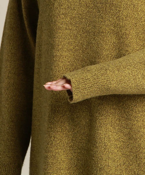 「Droite lautreamont」 ニットワンピース M ブラック系その他 レディース_画像6