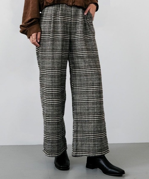 大幅値下げ！RESOUND CLOTHING チェック柄パンツ 美品 送料無料 RESOUND CLOTHING（リサウンドクロージング） 30%オフ パンツ CHRIS