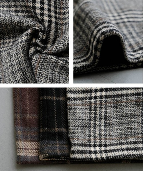 パンツ チェック柄ワイドパンツ レディース : ZOZOTOWN Yahoo!店