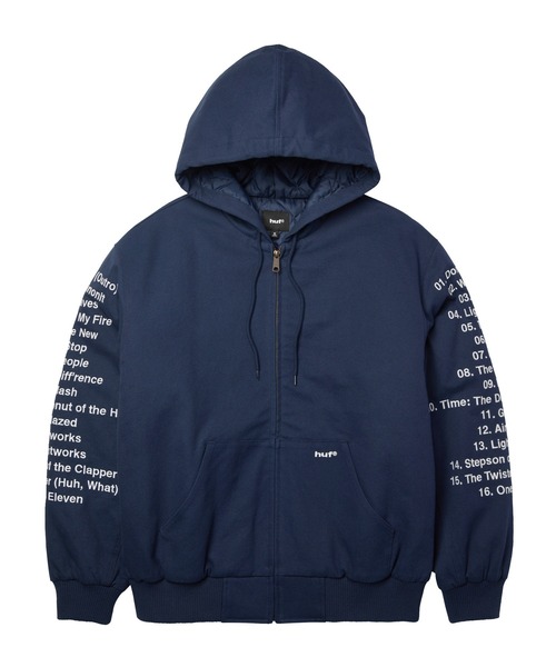 HUF（ハフ） ブルゾン アウター HUF X J DILLA TRACKLIST WORK JACKET