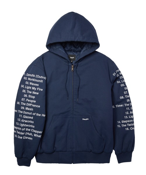 HUF（ハフ） ブルゾン アウター HUF X J DILLA TRACKLIST WORK JACKET
