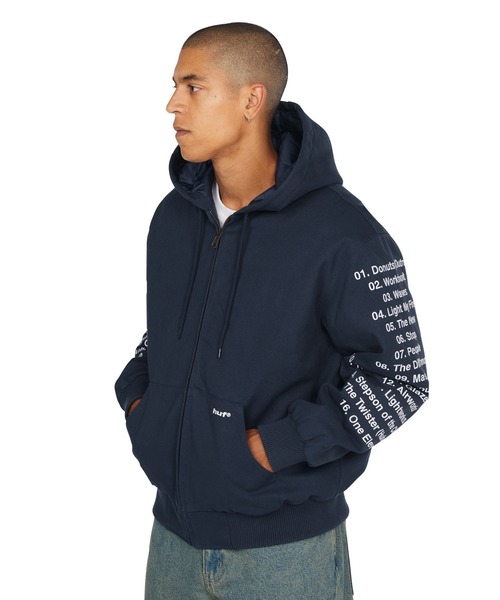 HUF（ハフ） ブルゾン アウター HUF X J DILLA TRACKLIST WORK JACKET