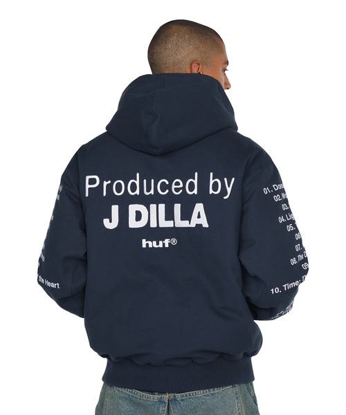 HUF（ハフ） ブルゾン アウター HUF X J DILLA TRACKLIST WORK JACKET