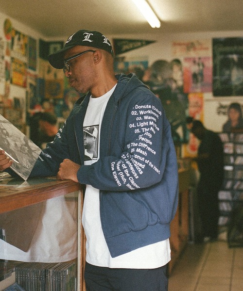 HUF（ハフ） ブルゾン アウター HUF X J DILLA TRACKLIST WORK JACKET