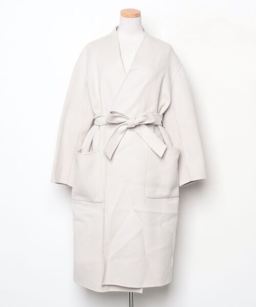 UNITED ARROWS（ユナイテッドアローズ） ノーカラーコート 36 ベージュ