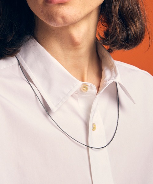 MAISON SPECIAL（メゾンスペシャル） ネックレス FREE グレー メンズ