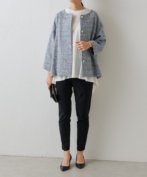 BEARDSLEY（ビアズリー） ツイードジャケット FREE アイボリー