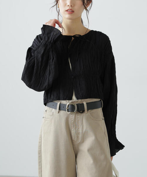 「FREE'S MART」 長袖ブラウス FREE ブラック系その他 レディース_画像6