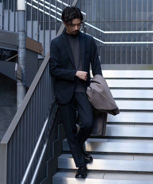 417 EDIFICE（フォーワンセブンエディフィス） スーツ LARGE ネイビー