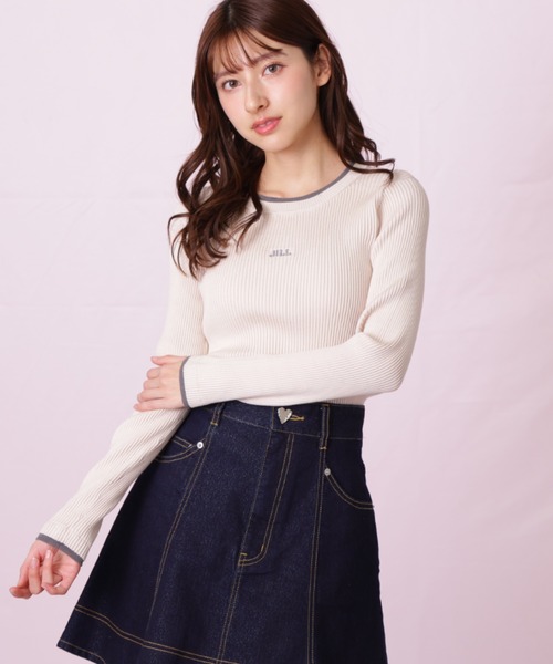 ジル バイ ジル スチュアート（JILL by JILL STUART）/配色リブニット JILL by JILL STUART（ジルバイジルスチュアート） ニット セーター