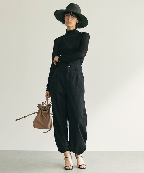 「GALLARDAGALANTE」 パンツ 0 ブラック レディース_画像6