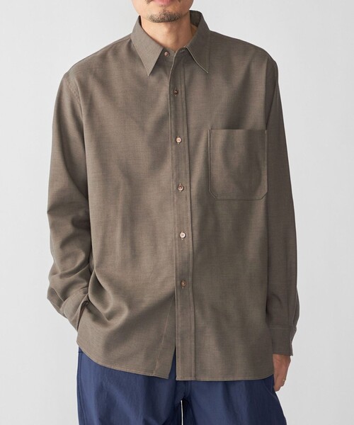 SHIPS（シップス） シャツ SHIPS: ミツマサ コットン ウール