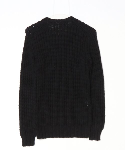 「ATTACHMENT」 長袖ニット 1 ブラック メンズ_画像2