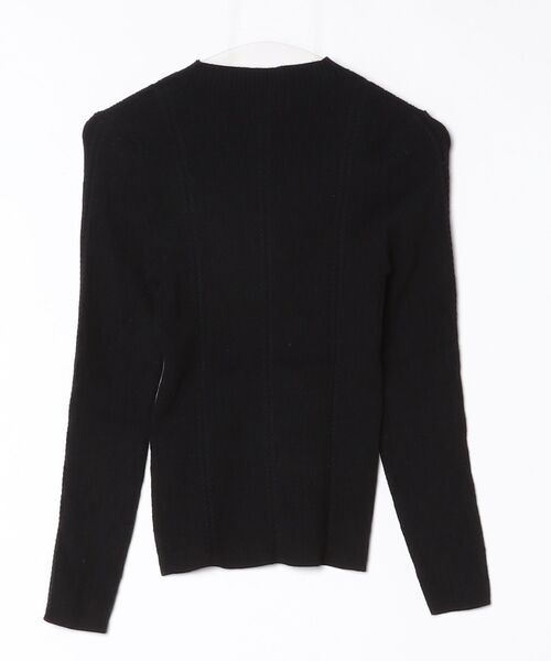 「Unaca」 長袖ニット 38 ブラック レディース_画像2